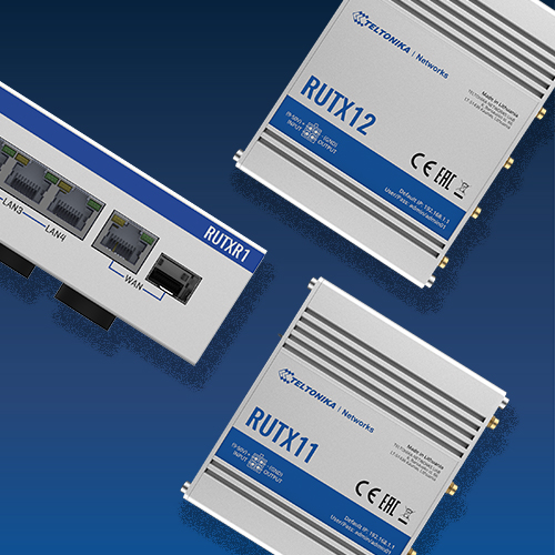 Nová zabezpečení a zjednodušení u produktové řady routerů Teltonika RUTX a Gateway TRB 