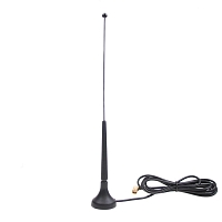 Anténa ISM magnetická MG3, 868 MHz, 1,3 dBi, SMA(m) 90°, RG174/3m