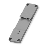 TSW1 rear panel with DIN rail holder (PR5MEC24)