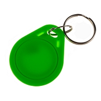 Autorizační RFID klíčenka MIFARE S50, 13,56MHz, 1k, zelená