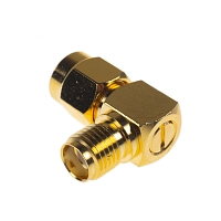 Konektorová redukce úhlová RP-SMA(m)/SMA(f)