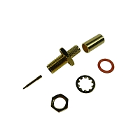 SMA-RP(střed m) konektor panelový H11 pro RG58