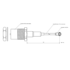 VF kabelová redukce U.FL(f)/FME(m) panelový, LP-088, 10 cm