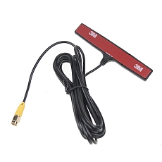 Anténa WiFi lepicí, 2.4/5.8 GHz, 2.5dBi, SMA(m), yellow shrink tube, RG174/3m