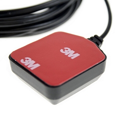 Anténa GPS samolepicí 004, 28 dBi, SMA(m), RG174/3m