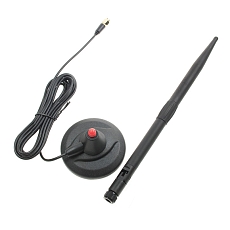 Anténa LTE magnetická 50, 3-5 dBi, SMA(m), RG174/3m