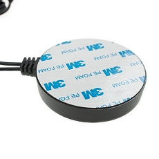 Anténa LTE/GNSS samolepicí R40, 2x SMA(m), 2x RG174/5m