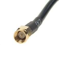 Anténa WiFi montážní R36, 2,4 GHz, 7 dBi, SMA(m), .195/2m, IP67, bílé antivandal pogumované pouzdro