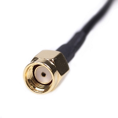 Anténa WiFi samolepicí G017W, 2,4 GHz, 2 dBi, RP-SMA(pin f), RG174/3m