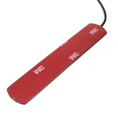 Anténa LTE samolepicí 017L, 2 dBi, MCX(m)90°, RG174/3m