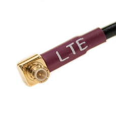 Anténa LTE samolepicí 017L, 2 dBi, MCX(m)90°, RG174/3m