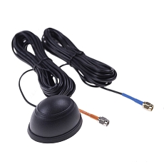 Anténa GSM/GPS montážní CAP, SMA-RP/SMA, RG174/5m
