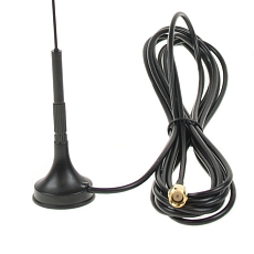 Anténa LTE magnetická G124, 6 dBi, SMA(m), RG174/3m