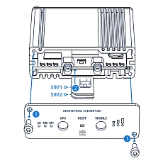Teltonika TRB255 Gateway drawing