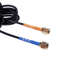 Anténa LTE/GPS Montážní R36, 2x SMA(m), 2x RG174/3m