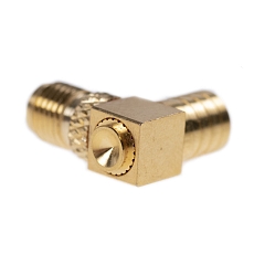 Konektorová redukce úhlová SMA(f)/SMB(f)