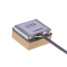 Interní patch anténa GPS, aktivní 13x13x7, 24dBi, U.FL088 57mm