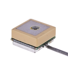 Interní patch anténa GPS, aktivní 13x13x7, 24dBi, U.FL088 57mm