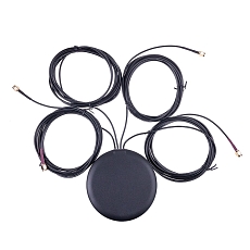 Anténa LTE MIMO/WiFi samolepicí E316LM, 2,5 dBi, 2x SMA(m), 2x RP-SMA(f), 4x RG174/3m