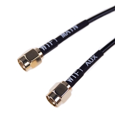 Anténa LTE MIMO/WiFi samolepicí E316LM, 2,5 dBi, 2x SMA(m), 2x RP-SMA(f), 4x RG174/3m
