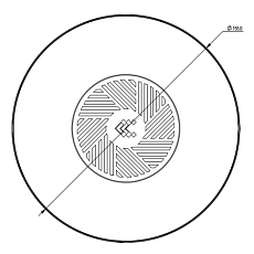 WiFi Access point Teltonika TAP100, drawing WiFi Access point Teltonika TAP100, drawing