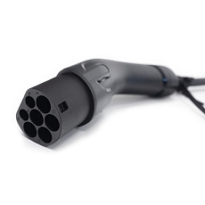 Nabíjecí kabel - Type 2 / Type 2, 3x32A, 400V, 5m/3m, spirálový