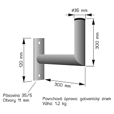 Antenna bracket Holder for YAGI 30x30cm