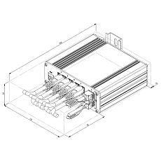 Teltonika Switch PoE TSW202, rysunek