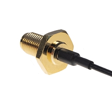 VF kabelová redukce U.FL(f)-SMA(f), LP-088, 30 cm, bužírka