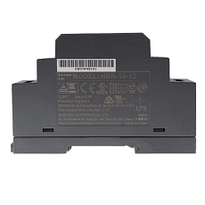 Power supply HDR-15-12 Mean Well on a DIN rail Power supply HDR-15-12 Mean Well on a DIN rail