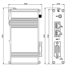 Teltonika LTE Router RUT142, rysunek