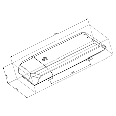 Outdoor 5G router Teltonika OTD500, drawing Outdoor 5G router Teltonika OTD500, drawing