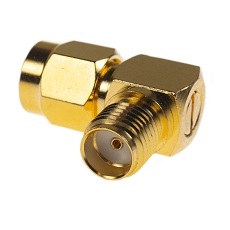 Antenna Connector Adapter RP-SMA(m) to SMA(f) Right Angle