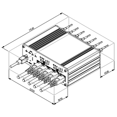 Router z dwoma modemami Teltonika RUTM56, rysunek
