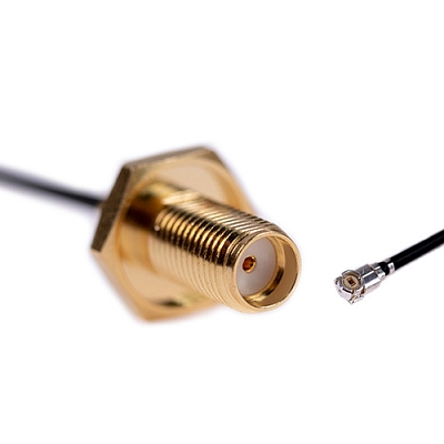 Vysokofrekvenční kabelová redukce s miniaturním konektorem U.FL