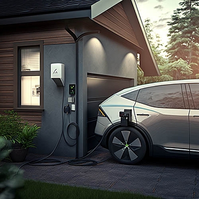 The advantages of charging an electric car directly in the garage