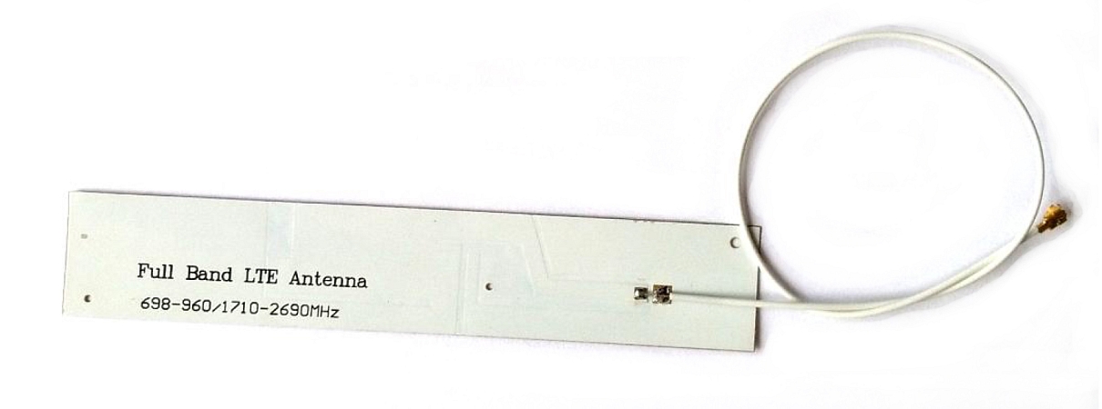 Anténa LTE interní FLEX G142, 3 dBi, IPEX MHF(f) 90°, koax 1,13mm/100mm