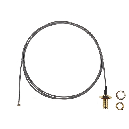 VF kabelová redukce U.FL(f)-SMA(f) Panelový, LP-088, 99 cm