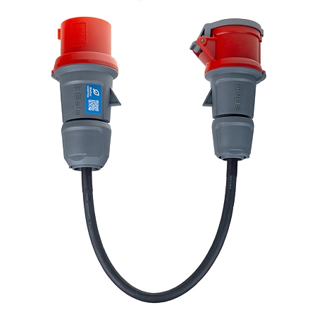 Redukce CEE 5pin 16A - CEE 5pin 32A 400V 0,4m