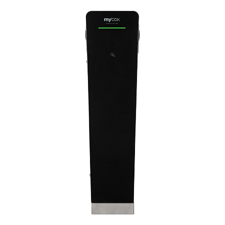 MyBox POST 2x22kW - nerez, 2 rovné kabely Typ 2, 4m