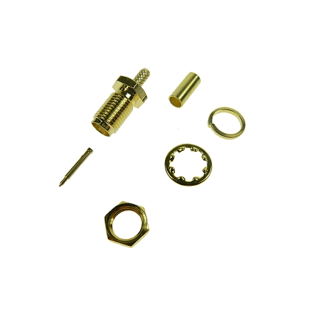 SMA-RP(střed m) konektor panelový H8 pro RG174