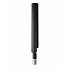 Anténa WIFI 6E konektorová FLAT 979L, 2,4–7,1 GHz, 90°/180°, 3 dBi, QMA(m), černá