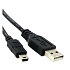 Datový kabel USB - miniUSB B, 1.2 m